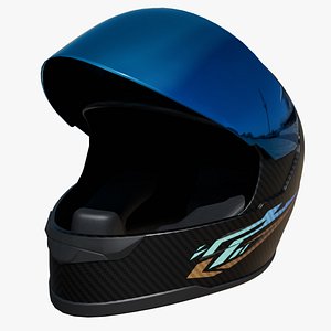 Motorcycle Helmet 3D model