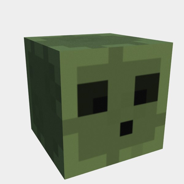 Minecraft Slime 3D model - TurboSquid 1857183