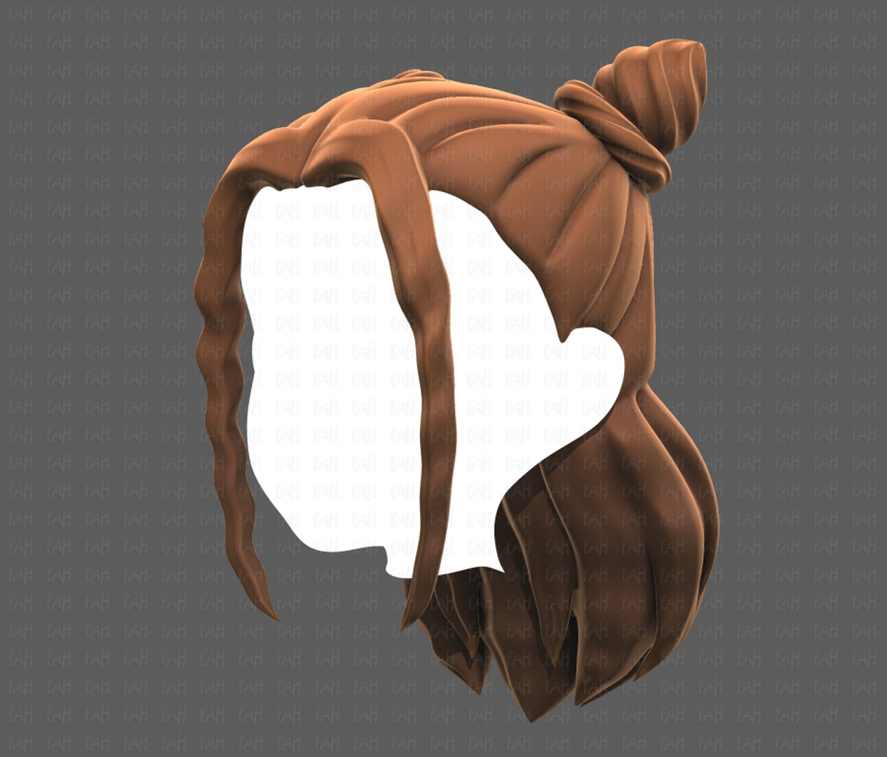 3d Base Hair For Girl V28 Model Turbosquid 1953463 5583