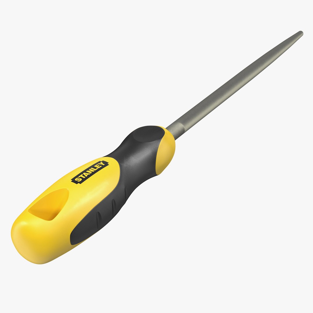 Round File 3D Model 3D model preview