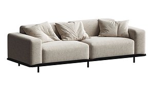 3D model Arflex Claudine L Sofa 236