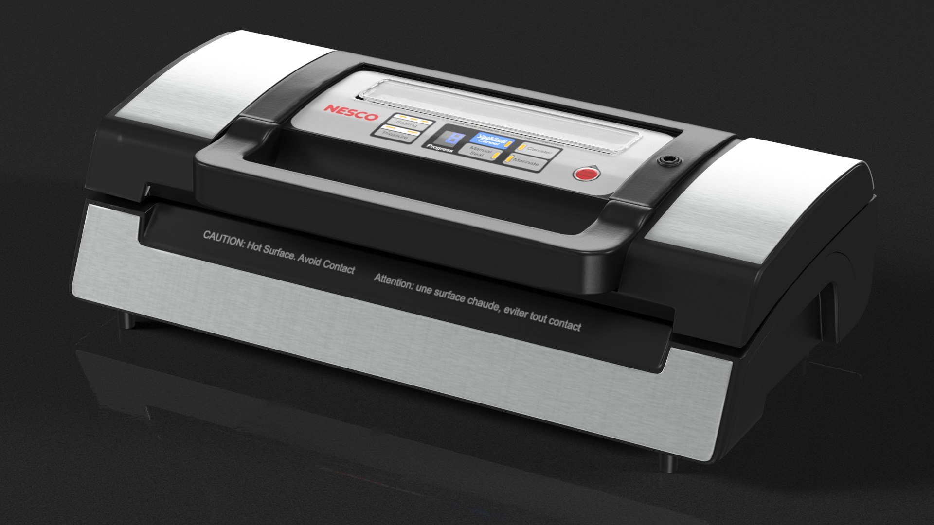 Nesco Deluxe Food Vacuum Sealer VS12 3D Model TurboSquid 1930098