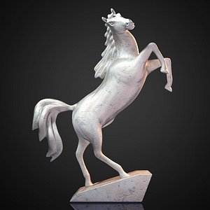 Curtis Jere Brass Horse Head Sculpture 3D Model $39 - .3ds .fbx .obj .max -  Free3D