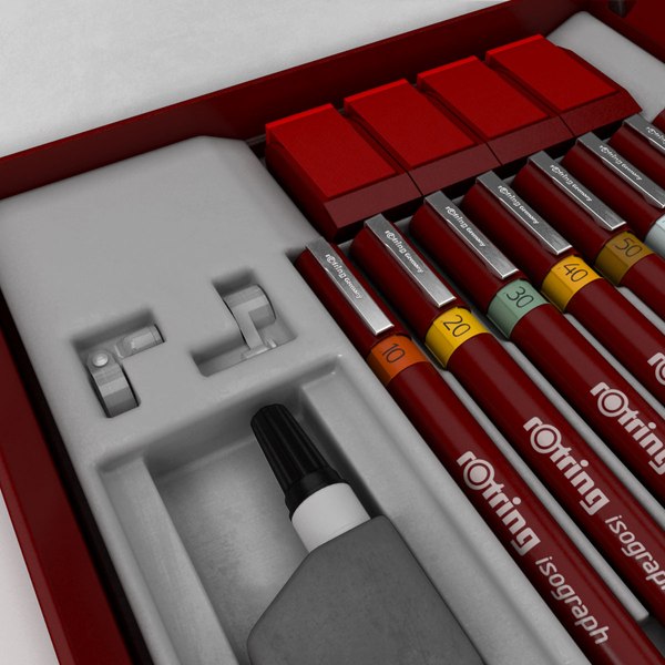 3d Pens Rotring Faber Castell Modelo 3d Rotring Drafting Pen