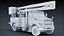 3D International 7600 Bucket Truck - Boom Truck model