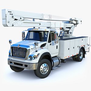 International 7600 Bucket Truck - Boom Truck