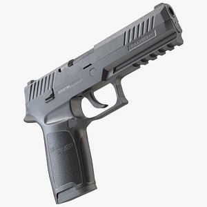 3D SIG Sauer P320 Game Weapon model