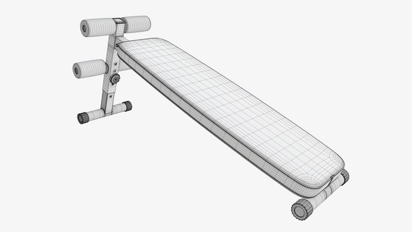 3D bench workout model - TurboSquid 1677803