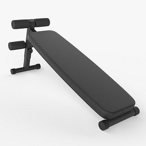3D bench workout model