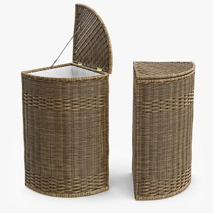 wicker laundry basket rattan max