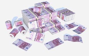 Euro Money 3d model