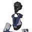 Kit de protección de portero de hockey genérico azul 2