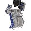 Kit de protección de portero de hockey genérico azul 2