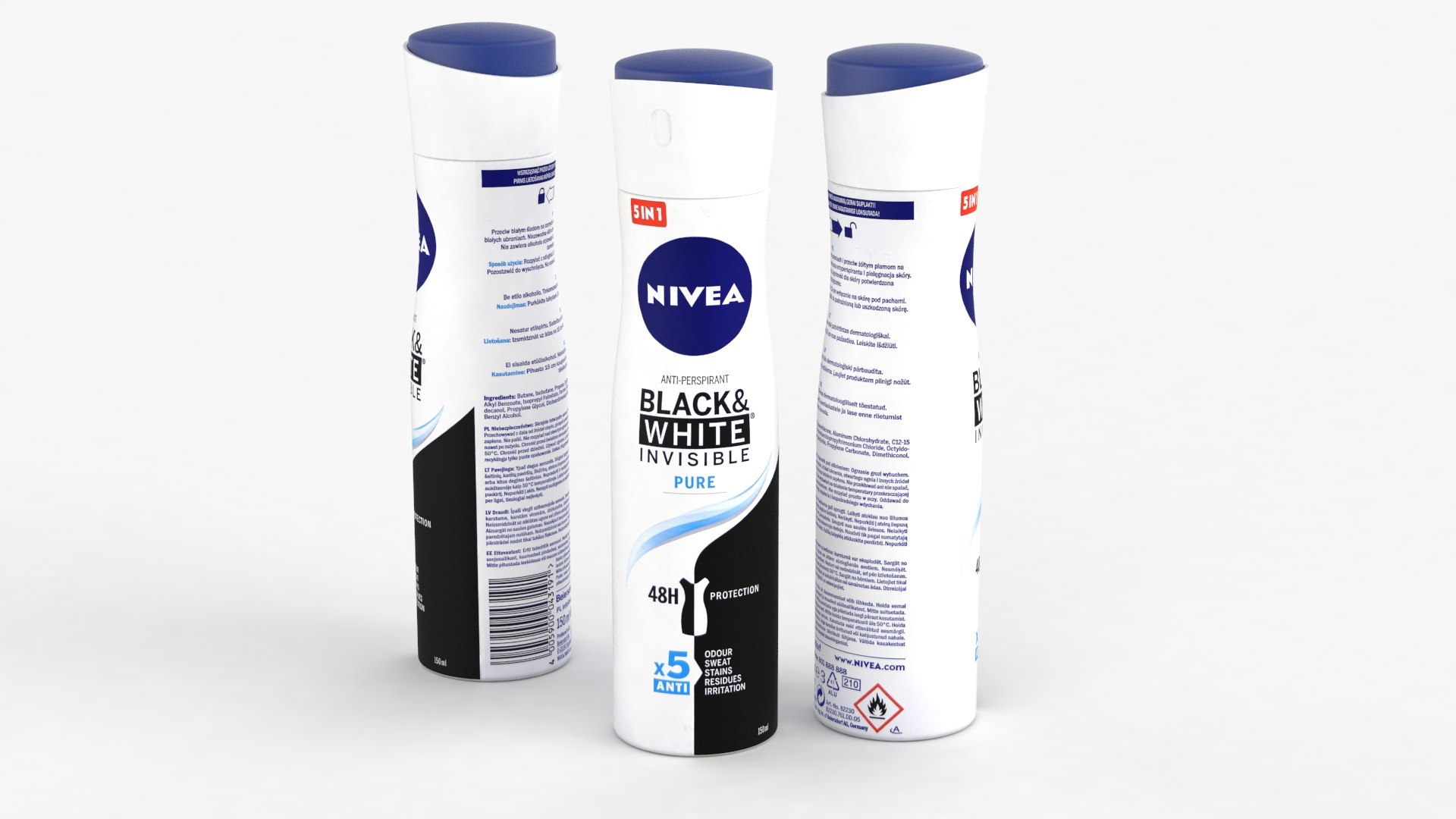 Nivea Anti-Perspirant Women Black and White Invisible Pure 150ml 2022 3D https://p.turbosquid.com/ts-thumb/PN/WrqpLI/Gh/pic_0000/jpg/1650577106/1920x1080/fit_q87/f7ba029be34485579635089fc8d78af983e21fb3/pic_0000.jpg