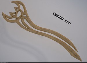 3ds max hairpin modelled stl