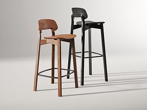 Nonoto Bar Chair 3D