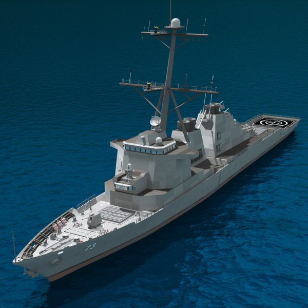 modelo 3d USS DDG-73 Decatur - TurboSquid 265983
