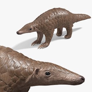 Clawed Pangolin Mammal For Blender