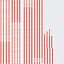 Słomka do picia w kształcie serca z paskami