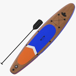 3D Stand Up Paddle Board 01