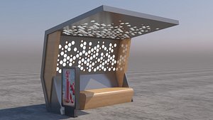 3D bus stop