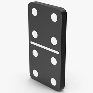 3D Domino 4x4 Black