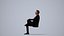 00106Floris002 - Adult Caucasian man relaxing in office wearing transitional seasonal business attir