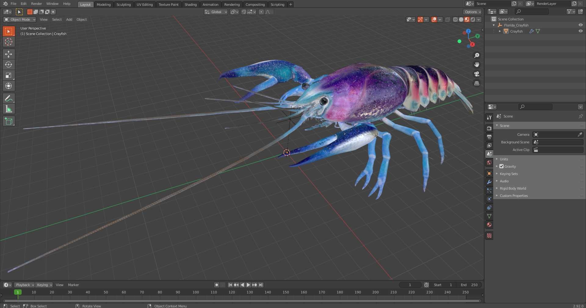 3D Florida Crayfish https://p.turbosquid.com/ts-thumb/PN/qR6ZLV/lP/floridacrayfish3dmodel027/jpg/1702072092/1920x1080/fit_q87/aef6bedf1915ef5dc58f96cda7bac1cb8946d696/floridacrayfish3dmodel027.jpg