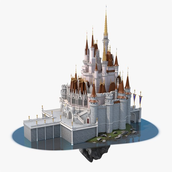 3D magic castle courtyard fur - TurboSquid 1435960