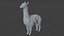Alpaca Llama Collection rigged low poly