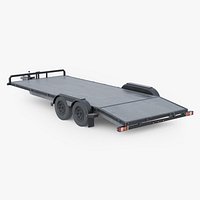 Flatbed Trailer Double Axes