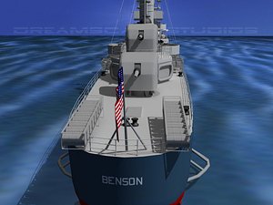 anti-aircraft class destroyers 3d 3ds