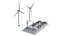 3D model Wind Farm Substation