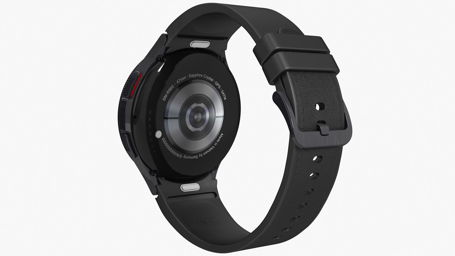 Samsung Galaxy Watch 6 Classic 47mm Black and Silver model https://p.turbosquid.com/ts-thumb/PO/4uToyj/gN/sgw647mmb_0004/jpg/1691092290/1920x1080/fit_q87/383210c03af6161518565ad060c707f5e320363c/sgw647mmb_0004.jpg