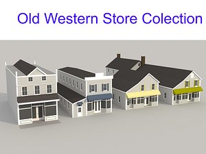 old western store 3D model