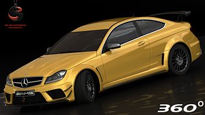 Mercedes-Benz C63 AMG 2013 (Low Interior)