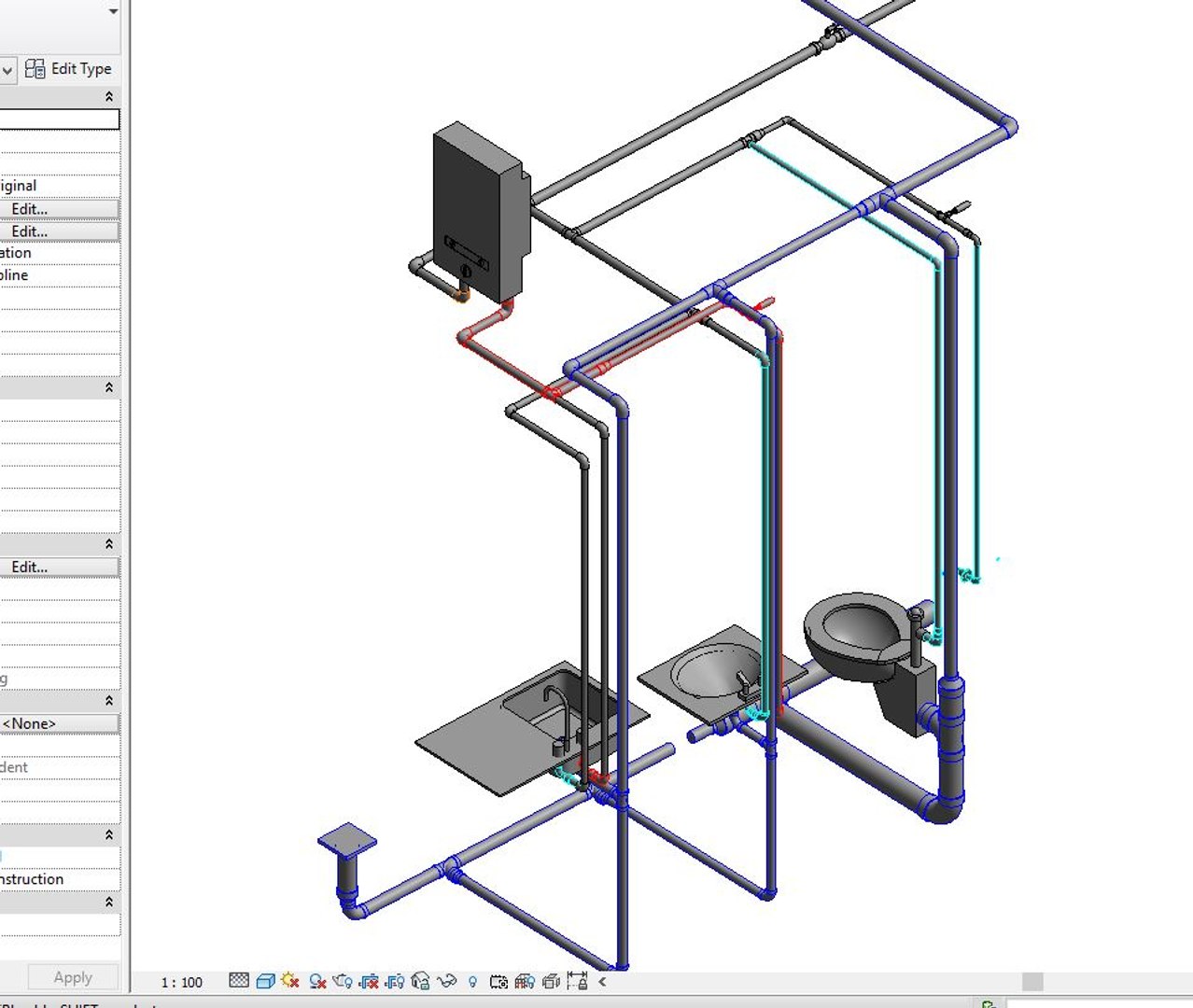 3D Piping Water Vent - TurboSquid 1163252