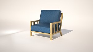 Modern Luxury Armchair 3d model 3D model 3D model