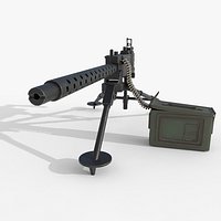 M1919A4 Machine gun gameready
