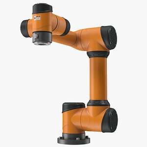 3D Orange Collaborative Robot