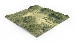 3D games terrain model