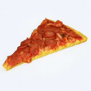 3D pizza slice