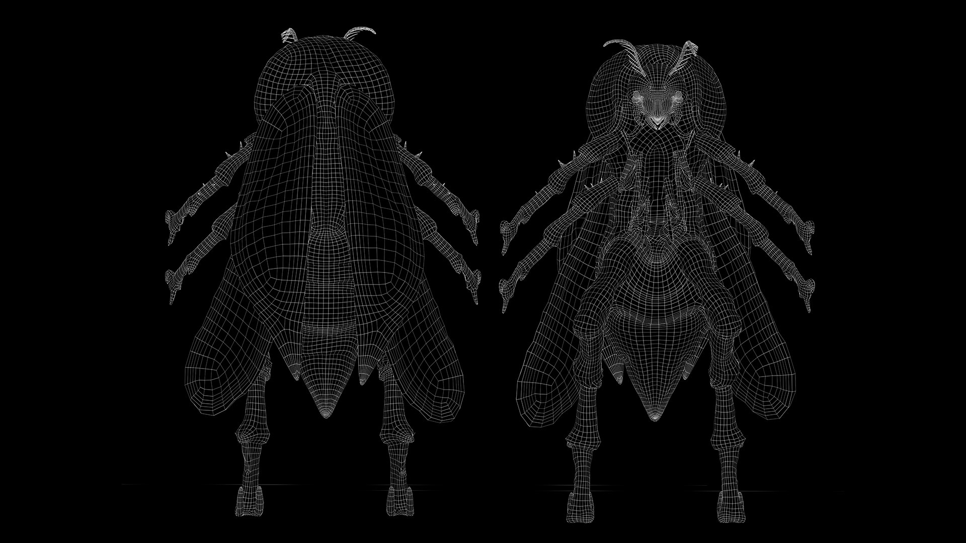 Insectoid Creature 3D https://p.turbosquid.com/ts-thumb/PO/RJo7ZY/7Z/432/jpg/1746091445/1920x1080/fit_q87/83688ef7db2b9ed2f7b3596bd9201f0513ed9394/432.jpg