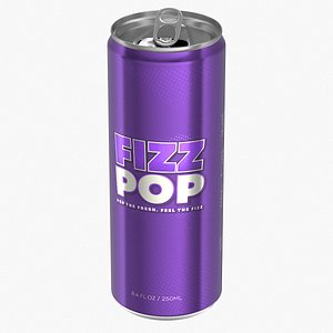 Open Slim Soda Can 250ml V2