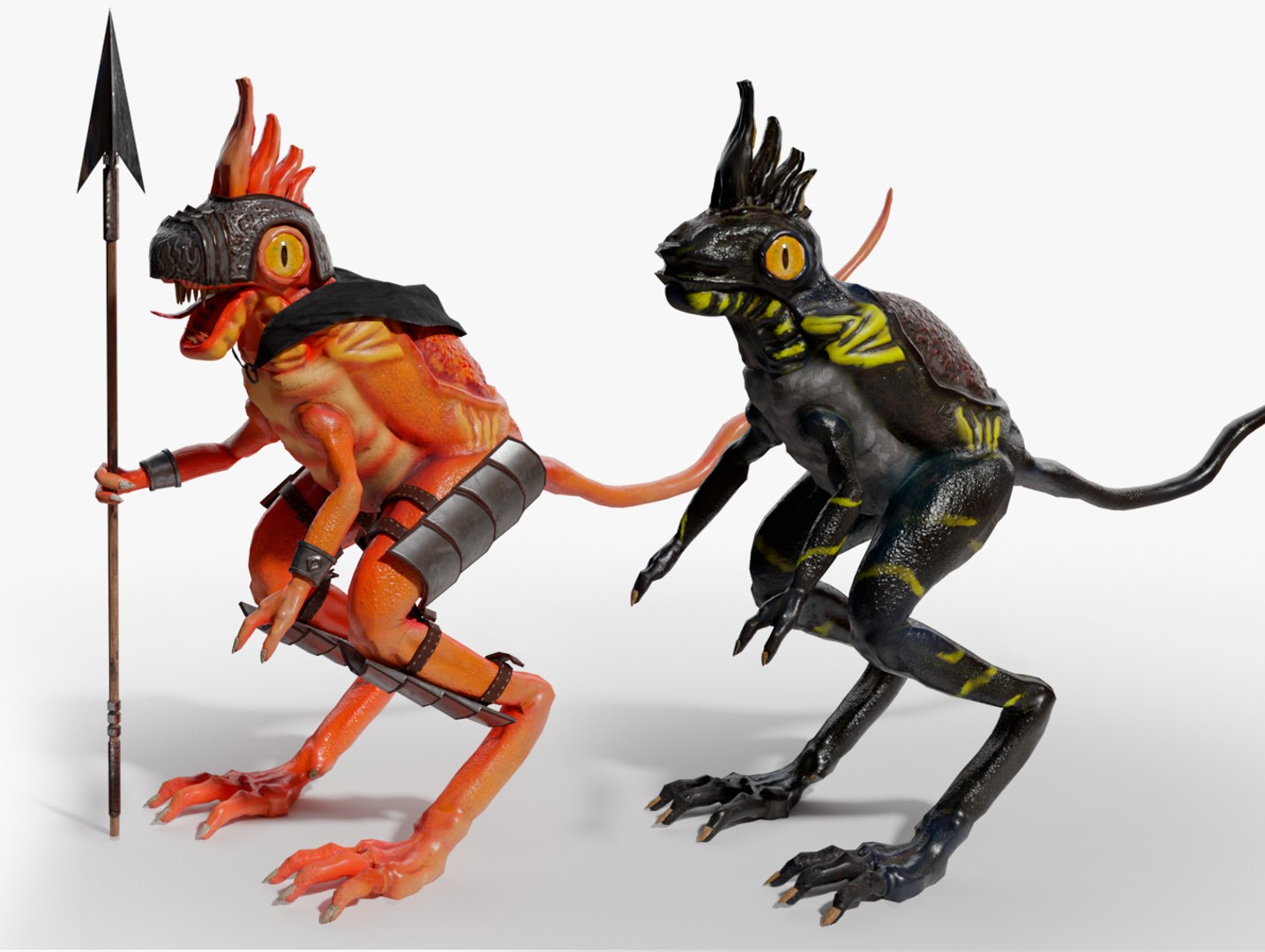 3D Lizard Warrior https://p.turbosquid.com/ts-thumb/PO/Z0euNd/6E/render1/png/1628021444/1920x1080/fit_q87/c95619ec3726ce3dd2f3852ffd608dc214575543/render1.jpg