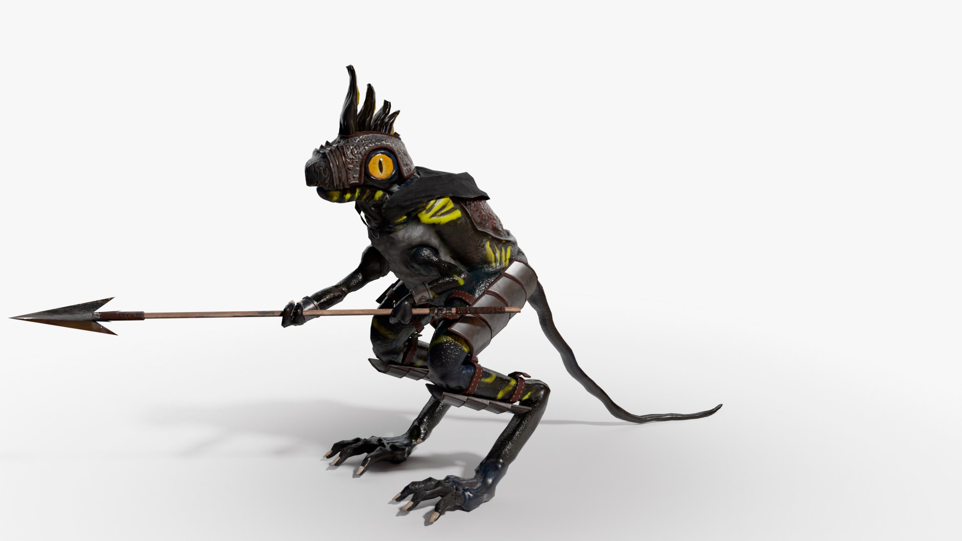 3D Lizard Warrior https://p.turbosquid.com/ts-thumb/PO/Z0euNd/CI/render7/png/1628021445/1920x1080/fit_q87/f019aa85d287a98610479bfb78d2f9dafa424db4/render7.jpg