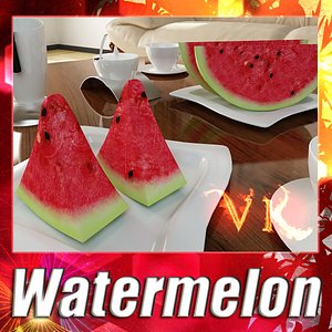 Watermelon + High Resolution Textures.