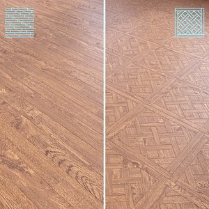3D Parquet - Laminate - Wooden floor 2 in 1