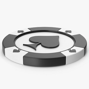 Spade Casino Chip 3D