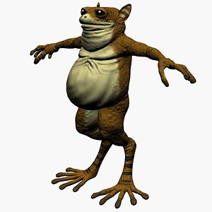frogman frog man 3d 3ds